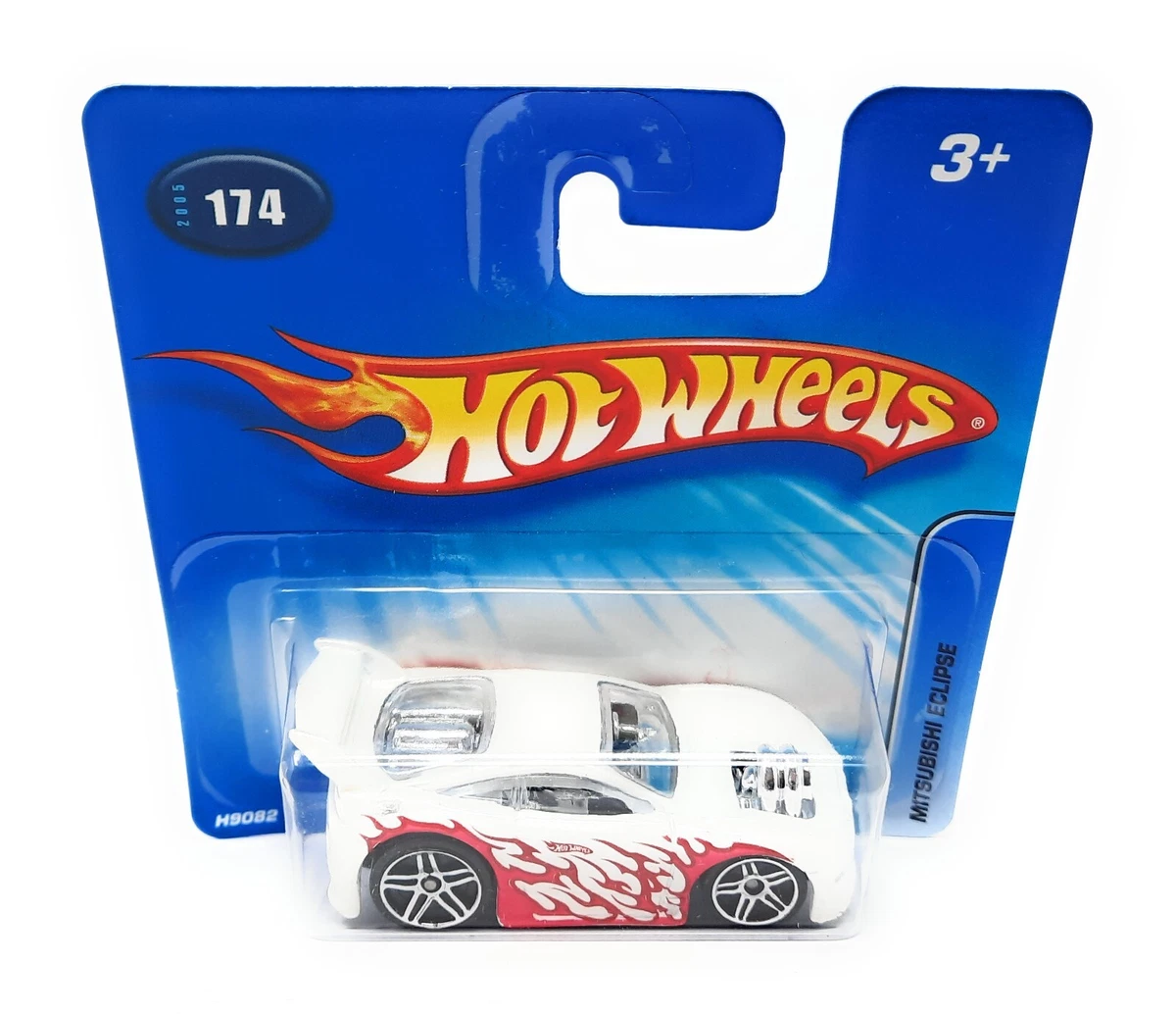 Hot Wheels 174 2005 MITSUBISHI ECLIPSE white. Faster Than Ever