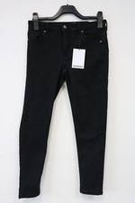 Jeans donna Bershka pantaloni push up 5291074800 neri taglia 40 nuovi