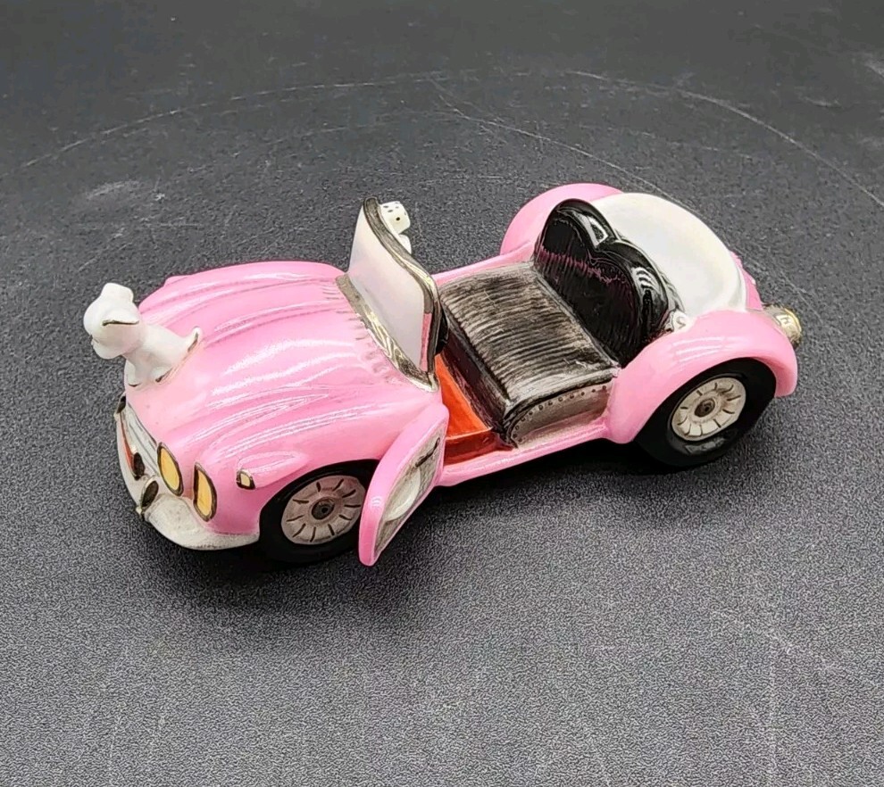 Franklin Mint Betty Boop Pink Car Booped In Glamour Salt Or Pepper