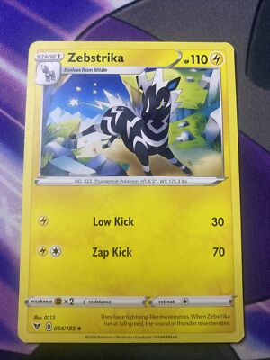 ポケモンカード Pokemon TCG Vivid Voltage Zebstrika 054/185 | eBay