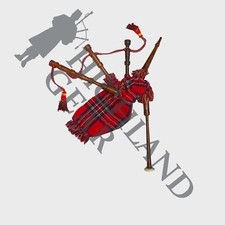 Junior Bagpipe Toy - Fun Kids' Musical Instrument - Scottish Pretend Play
