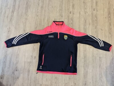 2019 O'Neills GAA Kerry Ladies Solar half zip Jumper in Mel Marine