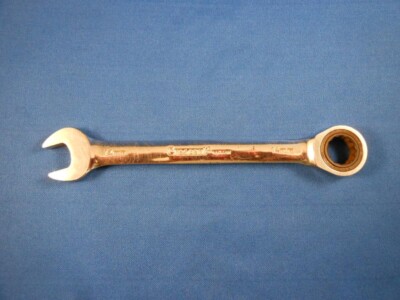 Cresent Used In USED CRESENT 14mm Metric Polished Ratcheting Combination Ratchet Wrench ...