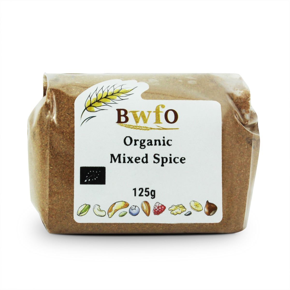 Organic Mixed Spice 125g | BWFO | Free UK Mainland P&P