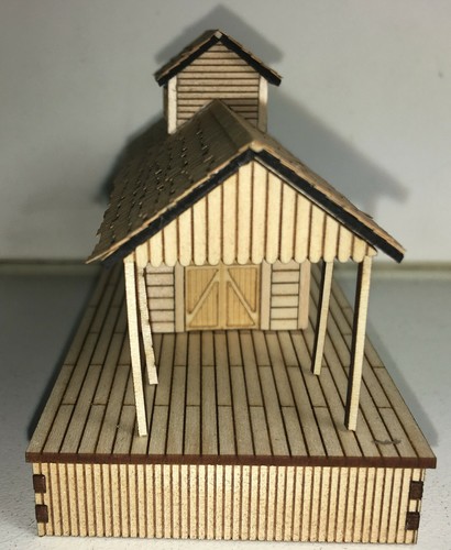 Motrak Models Adamsville Depot Structure Kit, S Scale - Picture 3 of 4