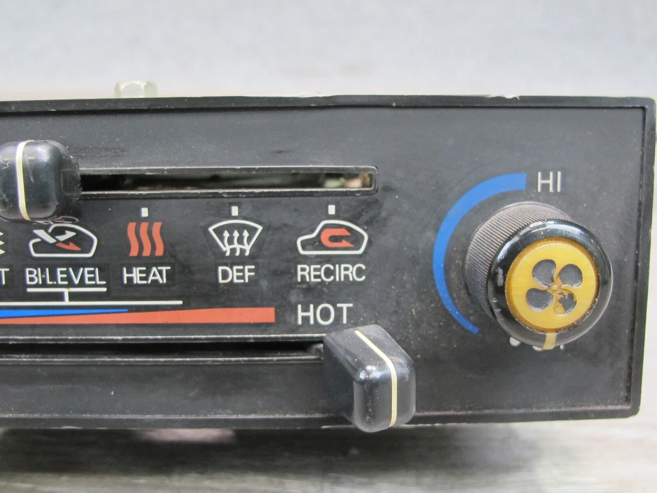 🥇79-83 DATSUN NISSAN 280ZX S130 HVAC AC AIRE ACONDICIONADO PANEL DE CONTROL DE CLIMA OEM Foto 4 de 4