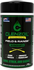 Clenzoil Field & Range Saturated Wipes - CLP Pre-Saturated Gun Cleaning Wipes 