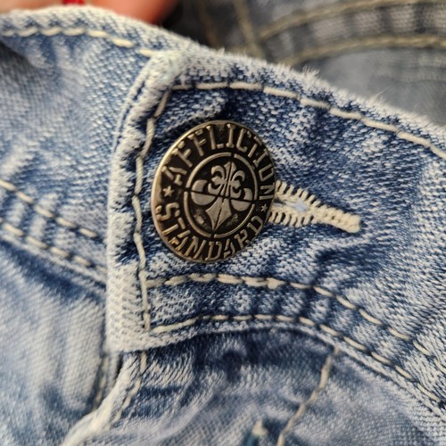 Affliction Jeans Distressed Mens size 38 42x35 - Picture 12 of 12