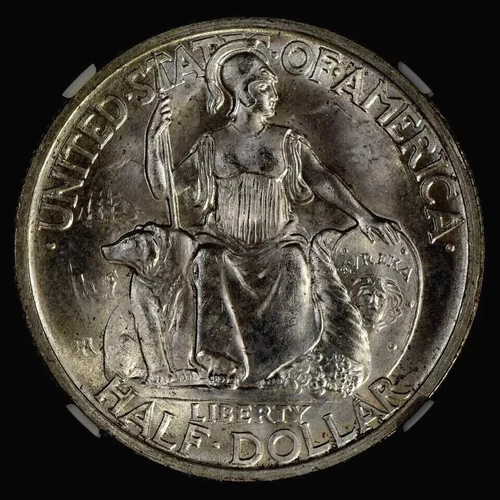 1935-S SAN DIEGO CAL-PAC EXPO HALF DOLLAR ◾ NGC CERTIFIED MS66 ◾ SUBTLE TONING