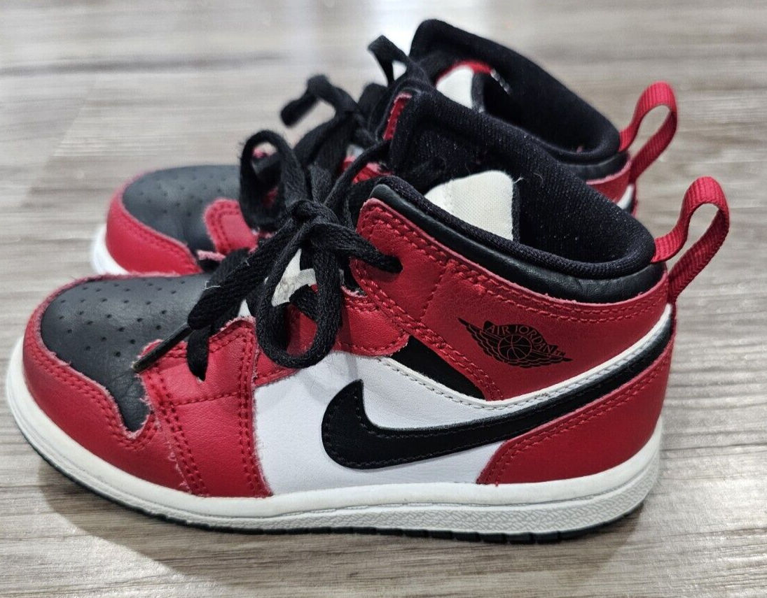 Black Jordan Talla 37 Nike Air Jordan Mid TD 'Chicago Black Toe