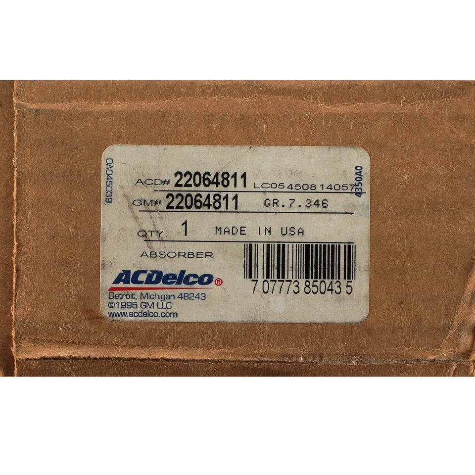 OEM NEW 1989-05 GM Pontiac Chevrolet Aztek S10 Blazer Rear Absorber Kit 22064811 - Изображение 4 из 4