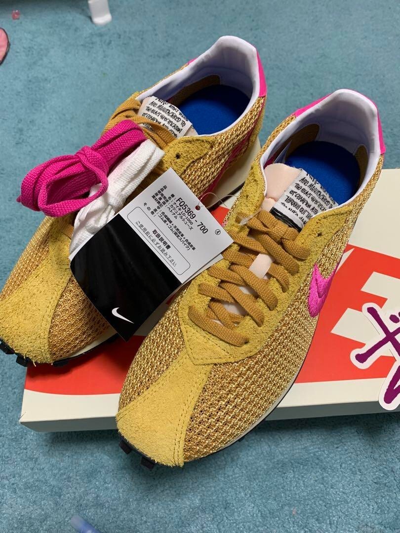 【Nike x Stussy】LD-1000 SP Sanded Gold and Laser Fuchsia Stussy Nike Sneakers Shoes Ld-1000 Sanded Gold and Laser