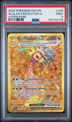 2024 Pokemon Surging Sparks #248 Alolan Exeggutor EX Hyper Rare
