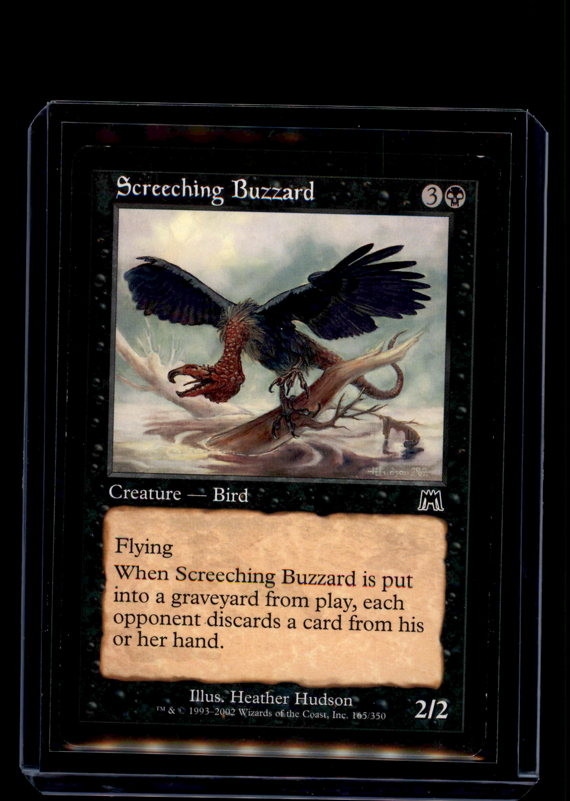 MTG Screeching Buzzard #165 Common Card from Onslaught Set