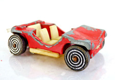 Majorette Dune Buggy Beach 258 French Red Vintage Collectible Toy Car