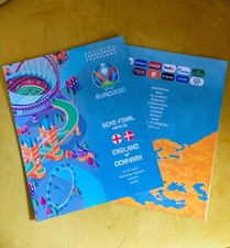 ENGLAND v DENMARK - 2020 EURO SEMI-FINAL  OFFICIAL PROGRAMME 7th July 2021