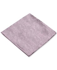 Ryan Seacrest Distinction Men  s Alloa Paisley Silk Pocket Square Pink 