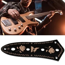 GE103 Metal Control Plate Style Bass Guitar Black Retro Type Control Pane CHU
