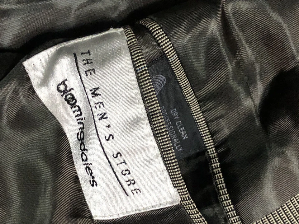 Blazer Burberry vintage para hombre estampado a cuadros pata de gallo talla 44 regular hecho en EE. UU. Foto 3 de 4