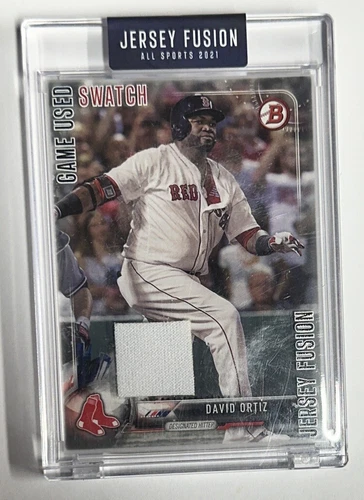 2021 Jersey Fusion Game Used Swatch David Ortiz Relic