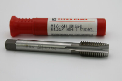 Titex Plus M16 6H HSS-E DIN 376-B Gewindebohrer Maschinengewindebohrer
