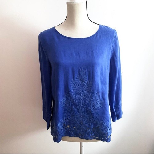 Chemise popover Olaf en lin ciel | Café Coton