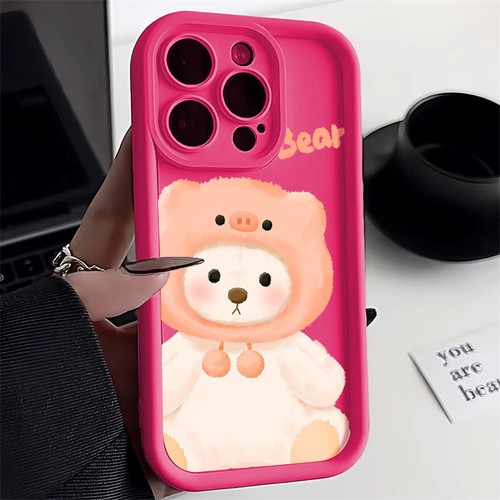 Doll Bear Phone Case Cover For Apple iPhone 16 15 Pro Max 14 13 12 11 8 7 XR XS - 第 4/10 張圖片
