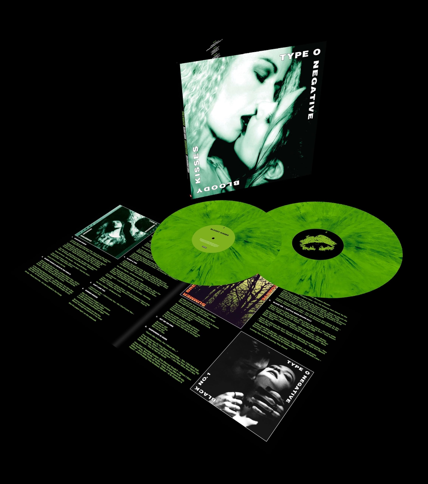 Type O Negative Blood Kisses: Suspended In Dusk (Limited Edition Green & Black