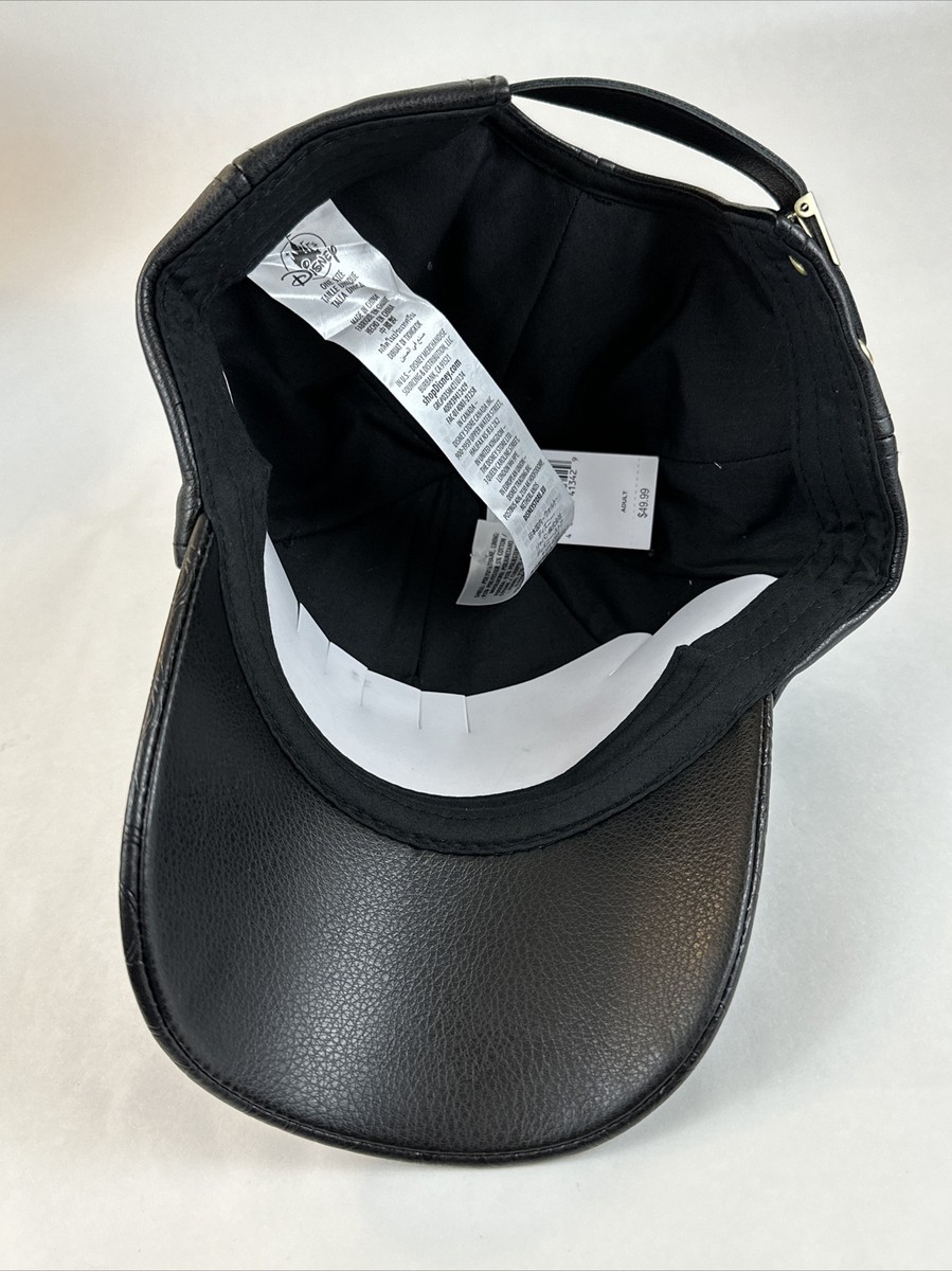 Walt Disney World 50th Anniversary Logo Black Baseball Cap Hat New