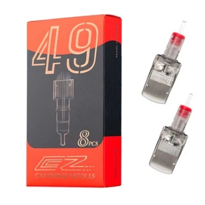 EZ REVOLUTION 1239M1C Tattoo Cartridges Needle 8pcs EZ 39RM 39MR 39M1C curved magnum Cartridge
