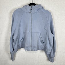 Lululemon Scuba Oversized Full Zip Hoodie Sweatshirt Womens XL/XXL Light Blue