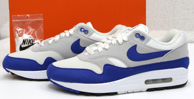 Nike Air Max 1 OG Anniversary Royal Blue Men's Size US 9/ EU 42.5 - 908375-102