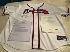 Gaylord Perry Game Worn & Signed Special Event Braves Jersey-JSA & Lelands LOA
