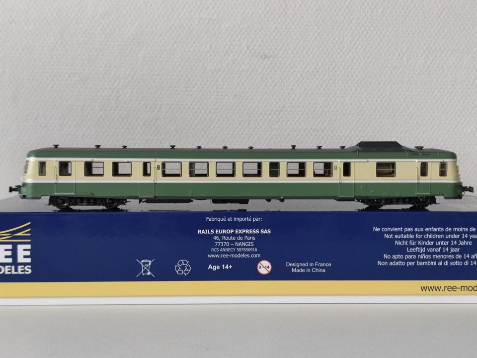 REE MODELES MB-230 X2898 Autorail X2800 LYON-VAISE SNCF HO #60 - Photo 4/4