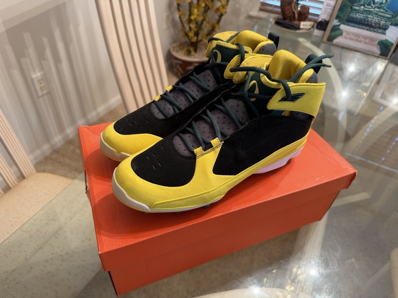 Michael Vick 5 Oregon PE Cleats Player Exclusive TD Elite Unreleased Nike