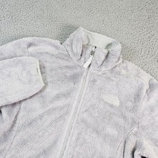 The North Face Jacket Womens Medium Gray High Pile Fleece Full Zip Pockets