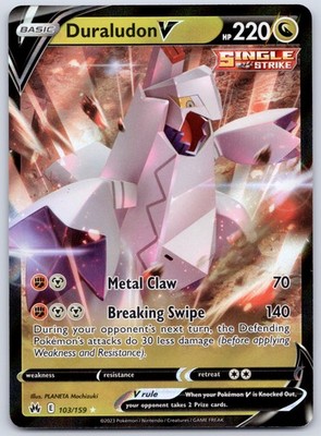 Duraludon V 103/159 (NM) - SWSH: Crown Zenith - Ultra Rare - Pokemon TCG