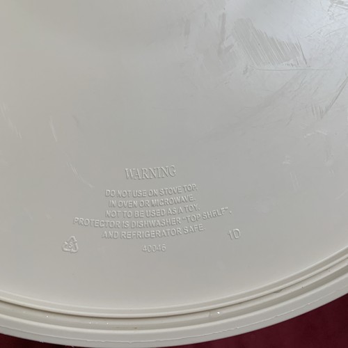 Longaberger #40046 Plastic Round Lid 10” 8F4 Only - Picture 4 of 4