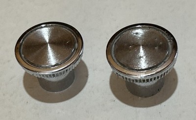 1965 1966 Chevy Barn Find Pair Of Original Radio Knobs 65 66 Nova