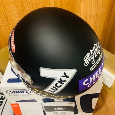 SHOEI Glamster CHEETAH CUSTOM CYCLES Full-Face Helmet Size M