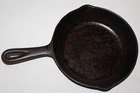 Vintage BSR ?  5 Cast Iron Skillet Unmarked 8 1/4 Spout to Spout 1 Notch