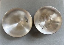 999 Silver Nursing Cups Nipple Cover Shield for Breastfeeding 55.2mm 10.19 Grams