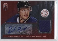 2013 Totally Certified Rookie Platinum Red Jerseys 35/50 Richard Panik Auto 9b9