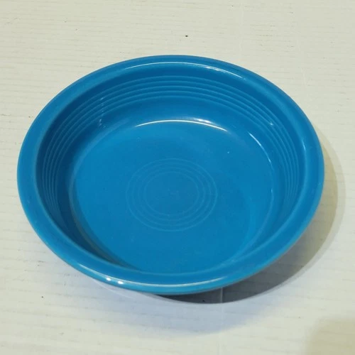 FIESTA by Homer Laughlin PEACOCK Blue Coupe Salad Bowl Replacement - 7in