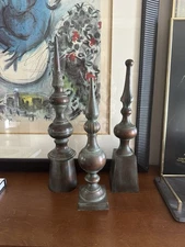 Southern Living at HOME Architectural Finials, Set of 3, Bronze Verdigris Patina