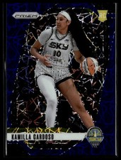 2024 Panini Prizm WNBA #93 Kamilla Cardoso Blue Velocity Prizms