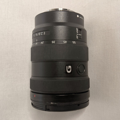 Sony G SEL1655G 16-55mm f/2.8 Zoom Lens Sony E-Mount AF/MF 67mm