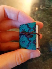 Leather Book Necklace / Spellbook necklace / Faux Leather Book lovers gift