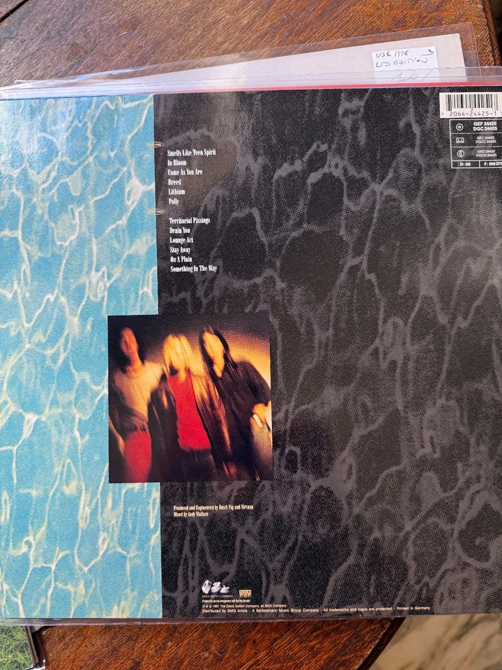 Nirvana Nevermind · Lp · 1992, foto 2 di 5