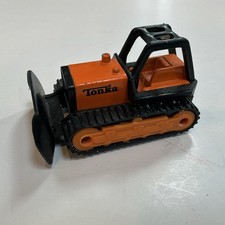 Vintage 2003 Hasbro TONKA Bulldozer McDonalds 2-1/4" Diecast Movable Blade